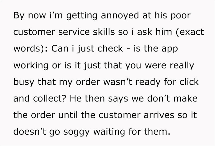 Person Thinks Sandwich Artist Was Gaslighting Them By Making App Order When They Came For Pickup