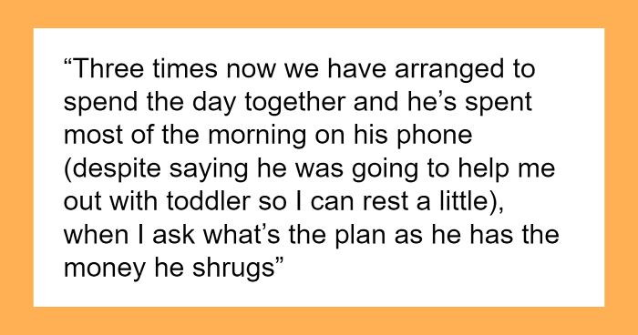 Guy Checked Out Of His Relationship Does His Best To Leave Wife And Kid Alone As Often As Possible