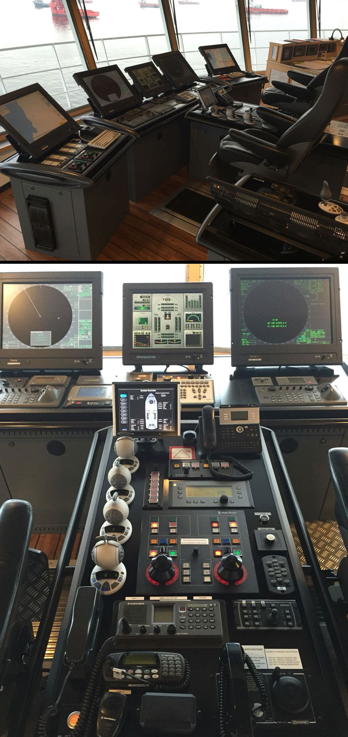 The Forward Console On The Vessel I Work On