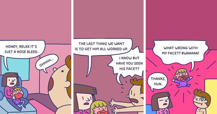 Funny Struggles Of Parenthood Illustrated In These 23 New Wholesome Comics By Guy Elnathan