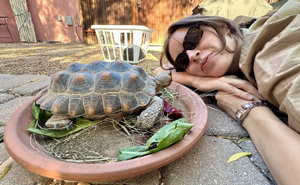 This Woman Has Become True Besties With A Sonoran Desert Tortoise She Recently Adopted