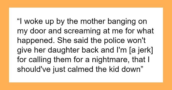 Woman Wakes Up To Her Flatmate’s Kid Screaming At Her Door At 2AM, Calls The Police