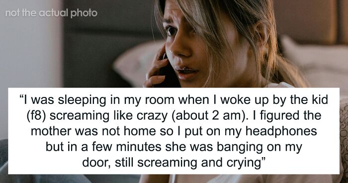 Woman Wakes Up To Her Flatmate’s Kid Screaming At Her Door At 2AM, Calls The Police