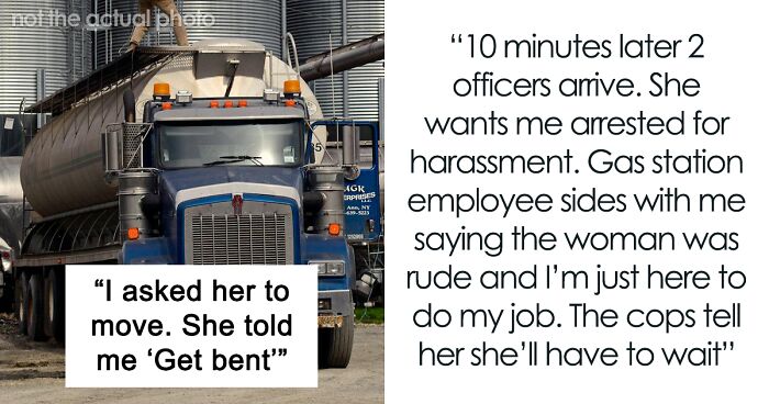 Karen Gets A Double Dose Of Instant Karma After Truck Driver Takes Revenge