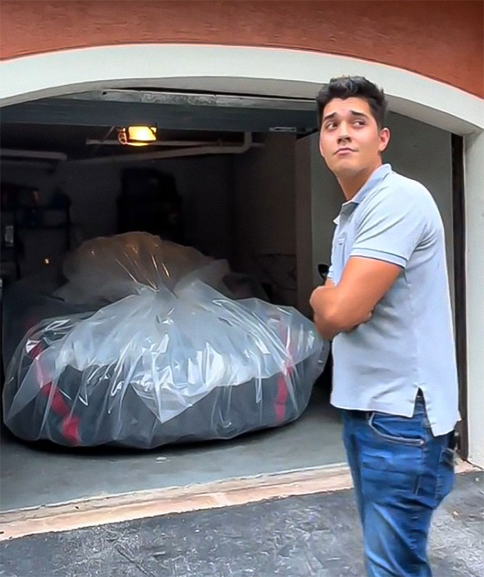 Florida Man Who Wrapped His Car In Plastic Amid Hurricane Milton Makes Haters Eat Their Words