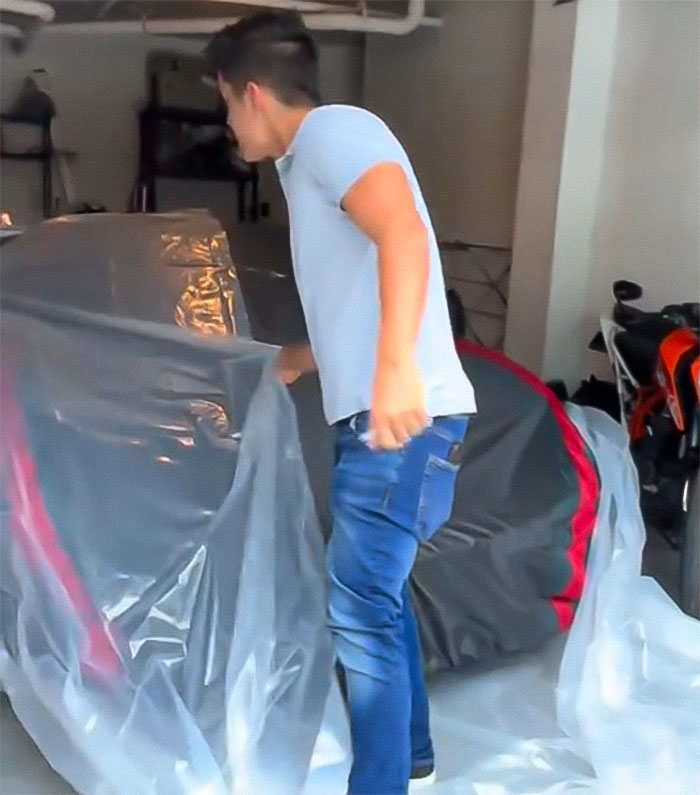 Florida Man Who Wrapped His Car In Plastic Amid Hurricane Milton Makes Haters Eat Their Words