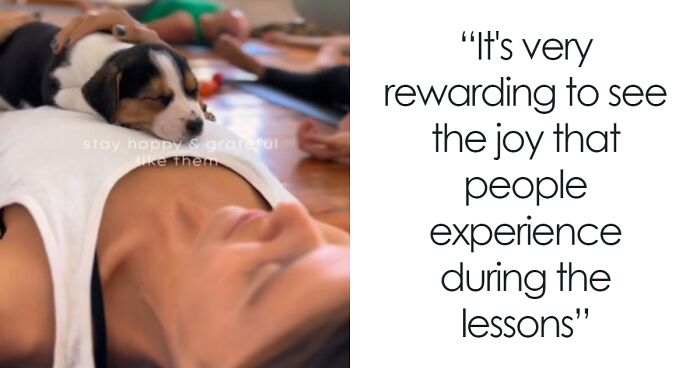 “Yoga With Them” Initiative Adds Twist To Traditional “Puppy Yoga” Trend To Promote Adoptions