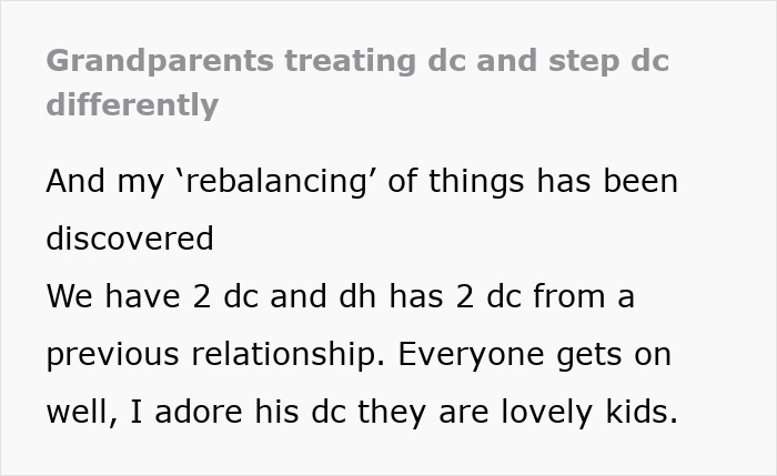 Mom Tells Parents They Have To Treat Step-Grandkids The Same As Bio Grandkids, Family Drama Ensues