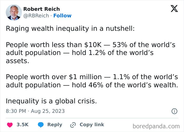 No Reasonable Economic System Would Divide Wealth Like This