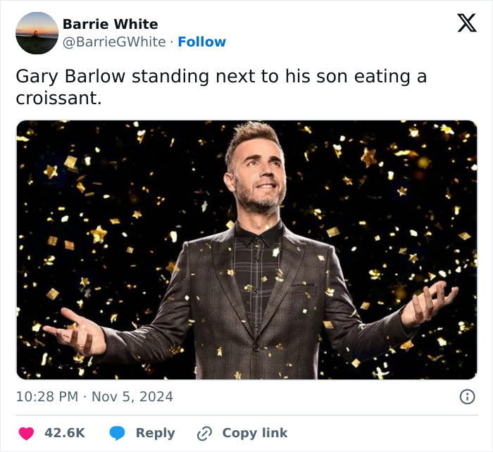 British Star Gary Barlow's Son Sparks Flood Of Hilarious Memes Over Towering Height