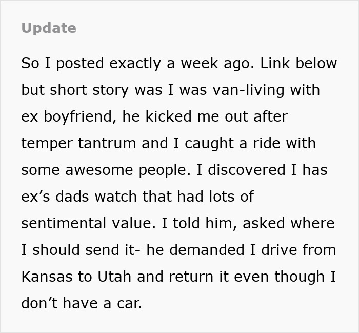 Guy Kicks GF Out While Camping In The Middle Of Nowhere, Is Fully Convinced That She's The Bad One