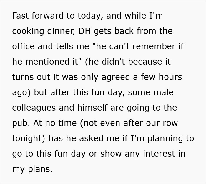 Selfish Husband Expects Wife To Drop Her Plans So He Can Go Out, Calls Her Deranged When Confronted