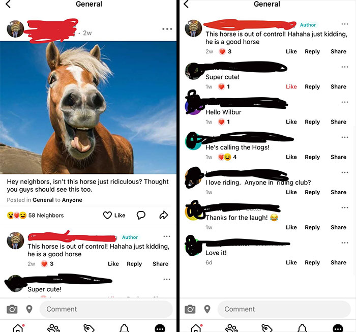 I Started Pretending To Be An Old Man On The App And My Neighbors Not Only Believe It, They Love It (I’m The One Crossed Out In Red. My Profile Picture Is At The End)