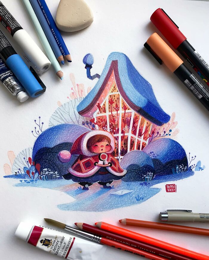 Step Into World Of Fantasy With 50 Magical Illustrations By Poopikatt