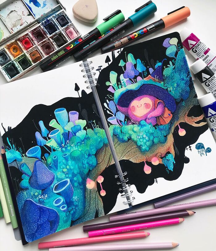 Step Into World Of Fantasy With 50 Magical Illustrations By Poopikatt