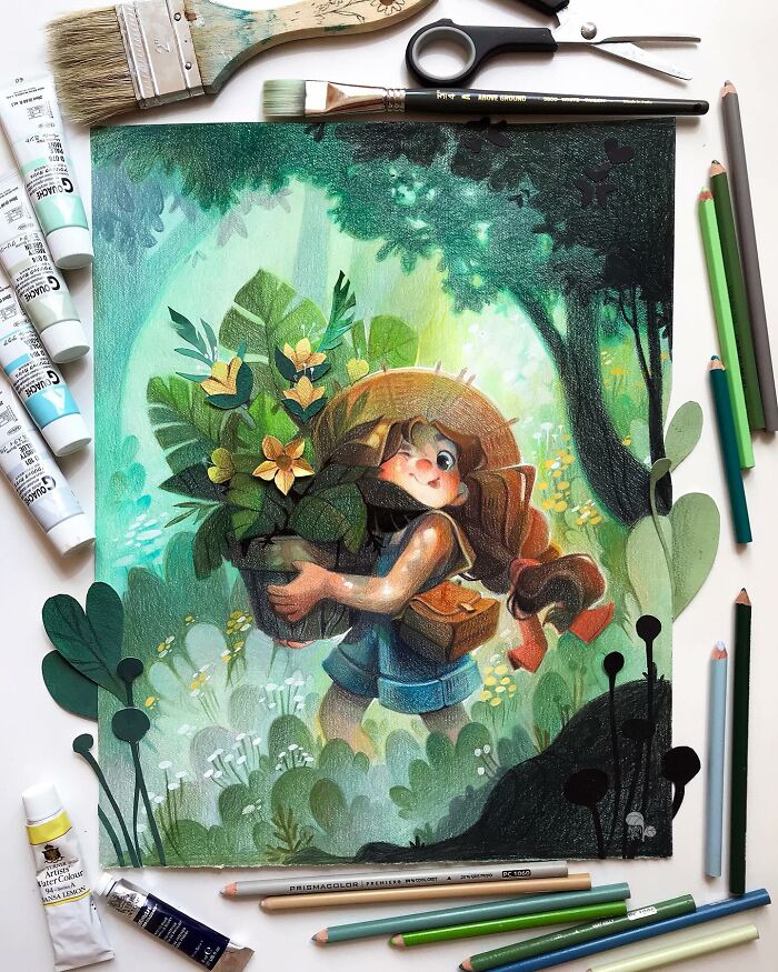 Step Into World Of Fantasy With 50 Magical Illustrations By Poopikatt