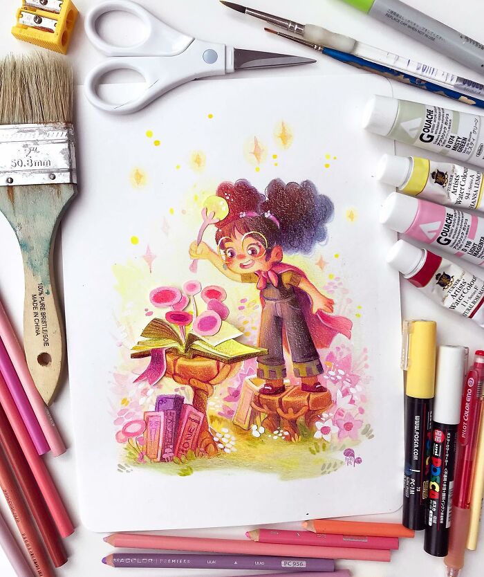 Step Into World Of Fantasy With 50 Magical Illustrations By Poopikatt