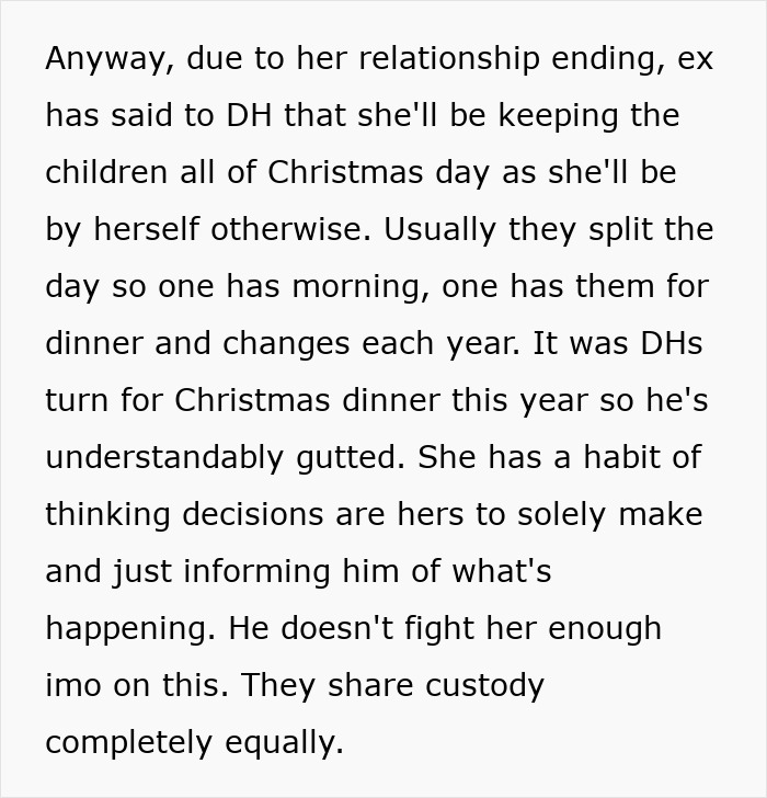 Woman Taken Aback By Hubby’s Plan To Invite His Ex Over For Christmas Day, Vents Online