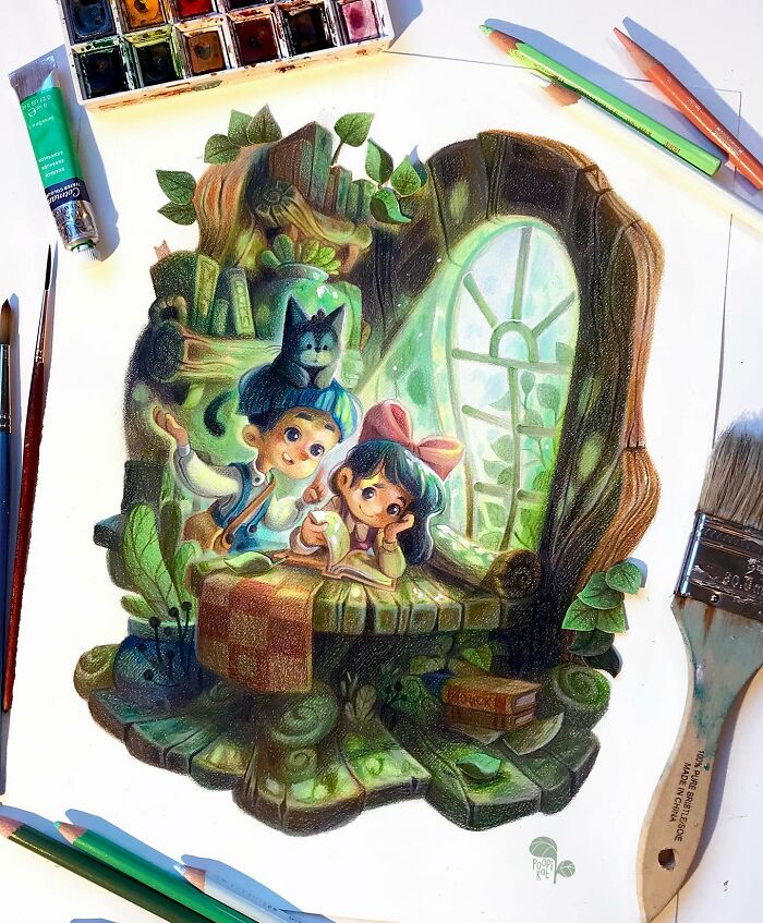 Step Into World Of Fantasy With 50 Magical Illustrations By Poopikatt