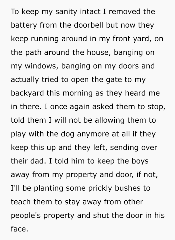 “WIBTA For Planting Prickly Bushes In My Front Yard To Keep The Neighbors’ Kids From My Property?”