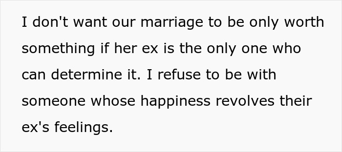 “AITAH For Calling Off My Wedding Because My Fiancée Wanted To Invite Her Ex?”