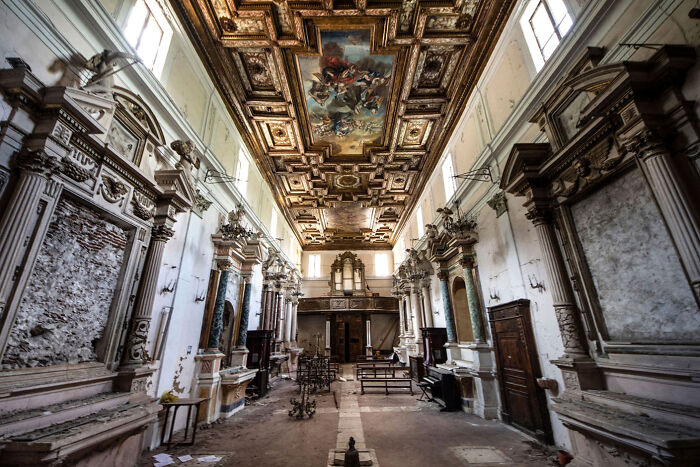 Abandoned Church In Italy