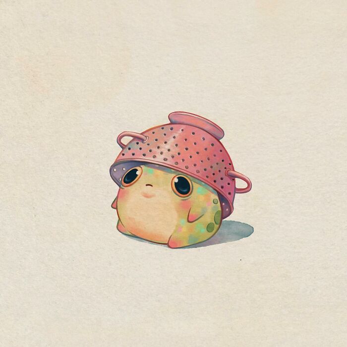 This Artist Created 40 Cute Frog Drawings