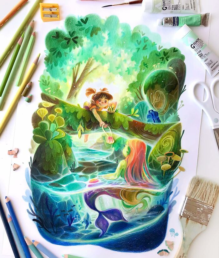 Step Into World Of Fantasy With 50 Magical Illustrations By Poopikatt