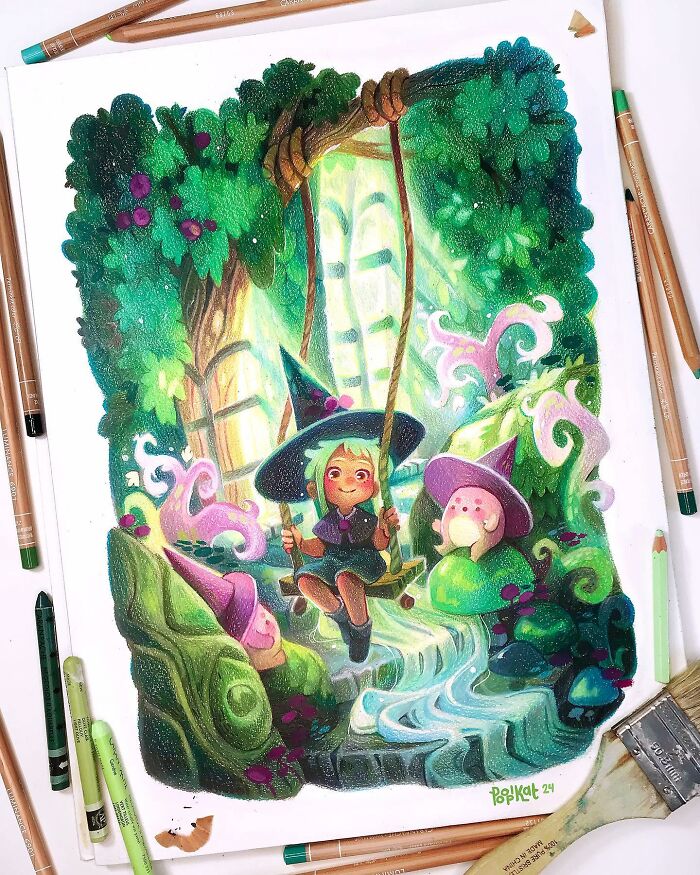 Step Into World Of Fantasy With 50 Magical Illustrations By Poopikatt