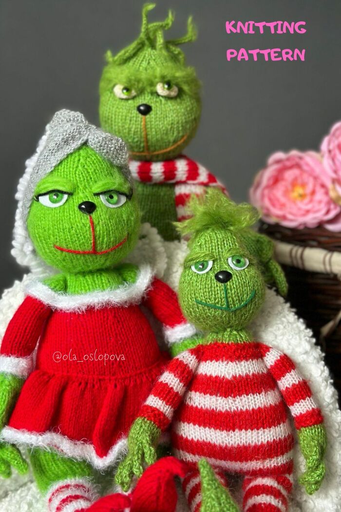 The Grinch Family – Stealing Christmas Hearts, One Stitch At A Time!