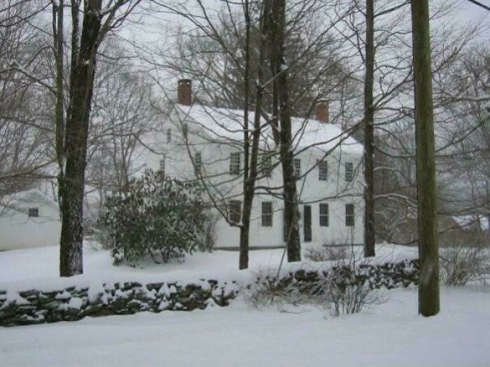 My 229 Year Old New England Farmhouse In The Dead Of Winter