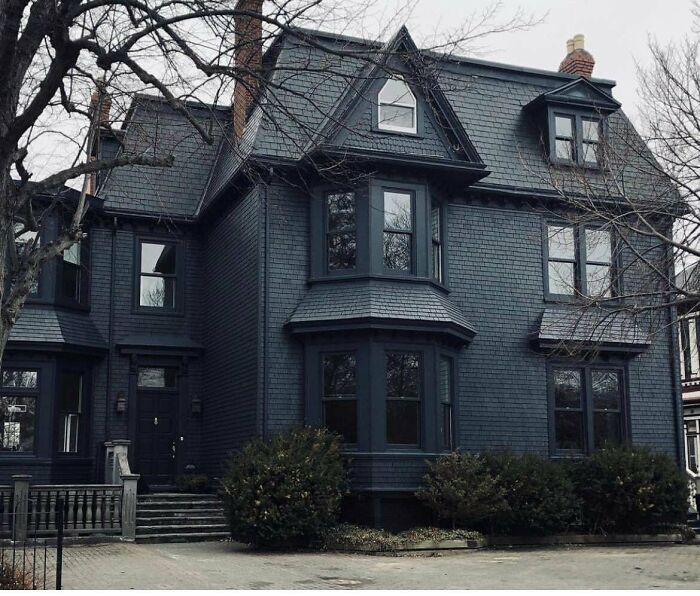 Our Circa 1896 Home. I Just Found This Sub And Wanted To Share. Not A Registered Historic Home So Free To Try This Modern Take On Exterior Paint. Most Love, Some Hate. We Love!