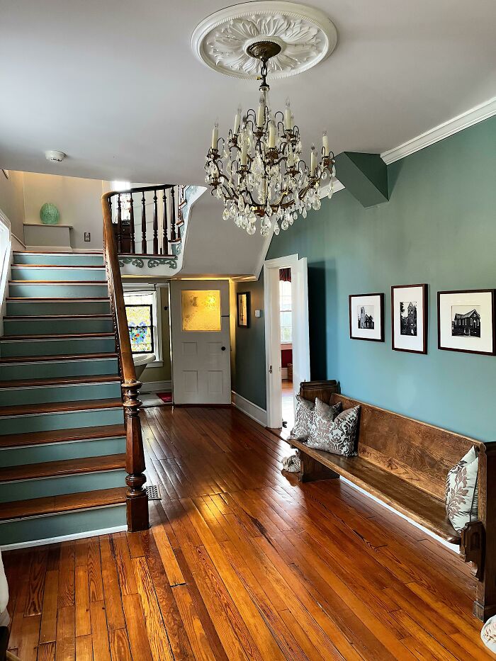 Foyer Of Our Recently Purchased 175 Year Old Farmhouse