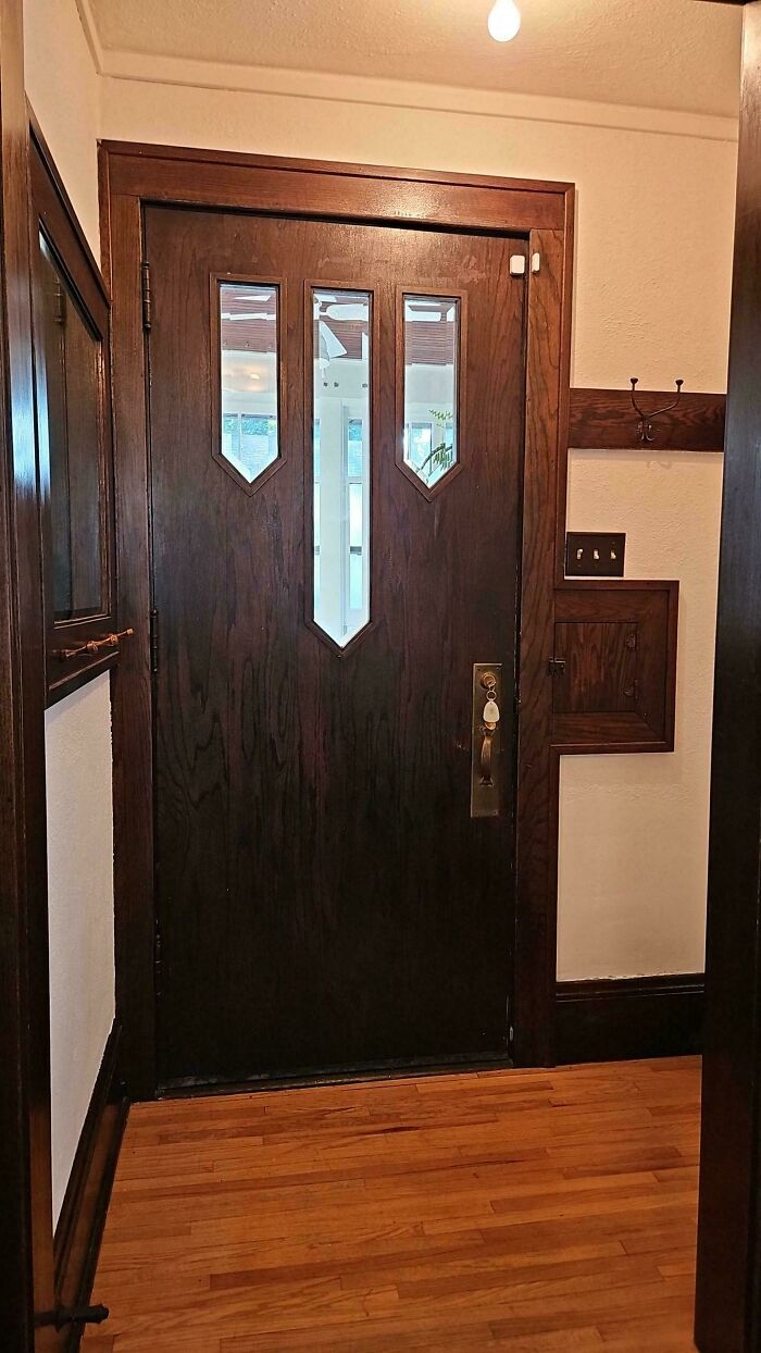 Original 1920's Craftsman Exterior Door