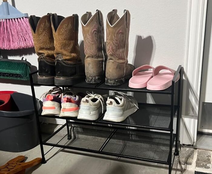 Step Up Your Shoe Organization With The Sturdy And Stylish 3-Tier Shoe Rack