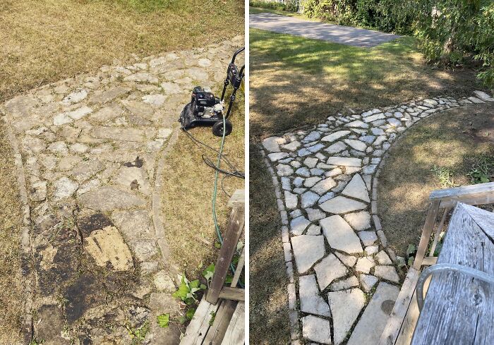 Bought A House From The 30s. Was Curious About The Old Stone Walkway