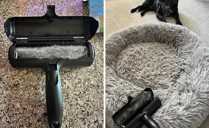 Fur-Covered Furniture Got You Down? Roll Away The Fluff With A Genius Chom Chom Roller