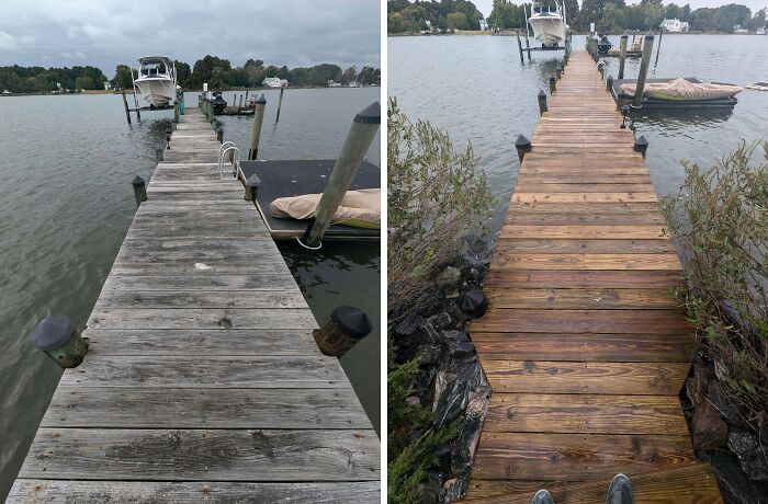 Knocked Out This Dock Today