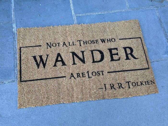 I Made A New Doormat Today