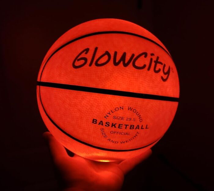 Take Their Hoop Dreams To New Heights And Add An Extra Level Of Excitement To Their Nighttime Play With The Awesome Glow In The Dark Basketball, A Radiant And Eye-Catching Ball That Shines Bright Even When The Lights Go Out