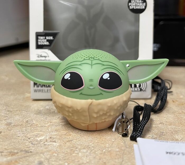 Bring The Cuteness And Charm Of The Mandalorian's Beloved Companion To Their Music Routine With The Adorable Grogu Mini Bluetooth Speaker, A Small But Mighty Speaker That's Sure To Delight Any Fan Of The Child (Aka "Baby Yoda")