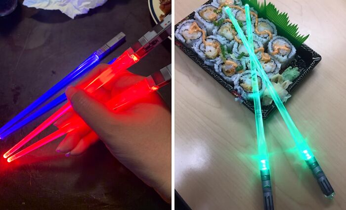 Help Them Master The Art Of Eating With The Awesome Star Wars Chopsticks, A Fun And Functional Gift That's Out Of This Galaxy