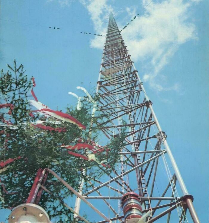 Warsaw Radio Mast (1974) Tallest Structure On Earth Until It's Collapse In 1991