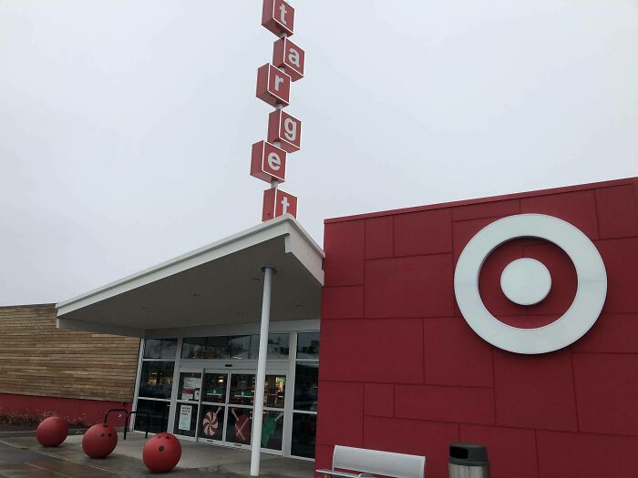 Target store exterior showcasing one of the best building conversions with its distinctive red branding and modern design.