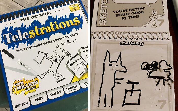 Get Drawn Into Laughter With Telestrations, A Hilarious Party Game Where Sketchy Drawings And Weird Words Combine For Side-Splitting Results