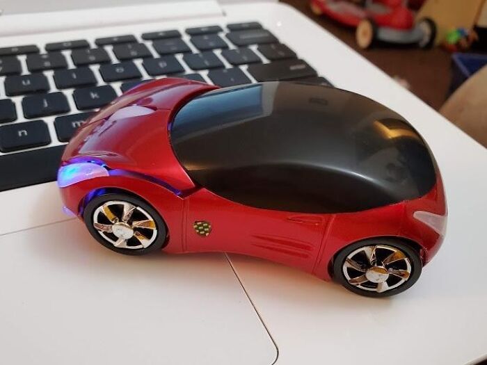 Shift Your Productivity Into High Gear With The Car Shaped Wireless Mouse, A Speedster Of A Mouse That's Guaranteed To Bring A Turbo Boost Of Fun To Your Workspace