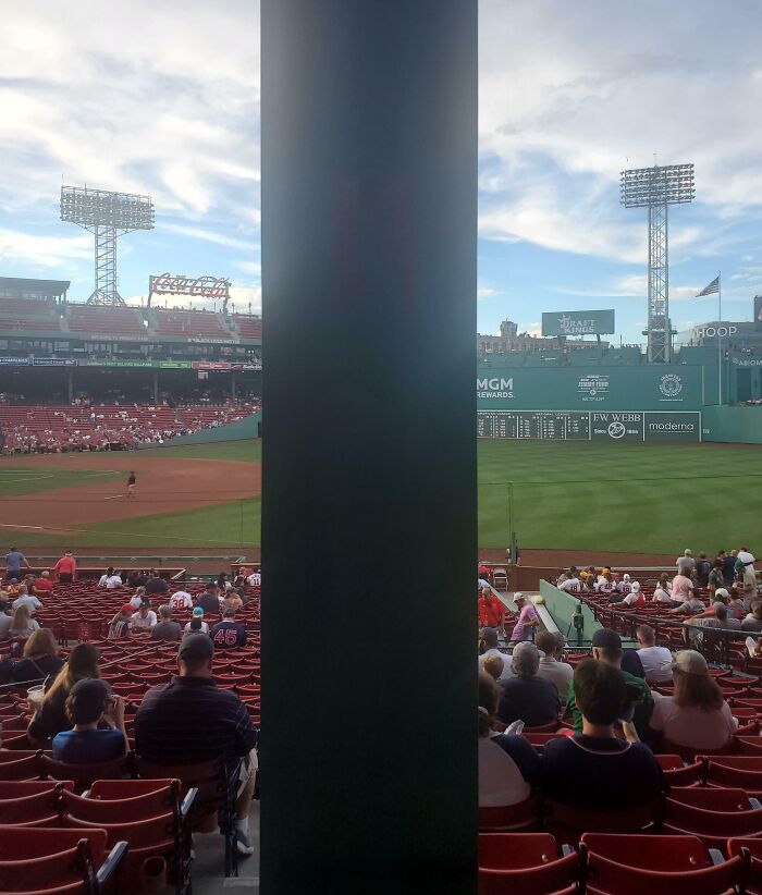 I Traveled About 1500 Miles To See Fenway Park For The First Time. Here Was My View