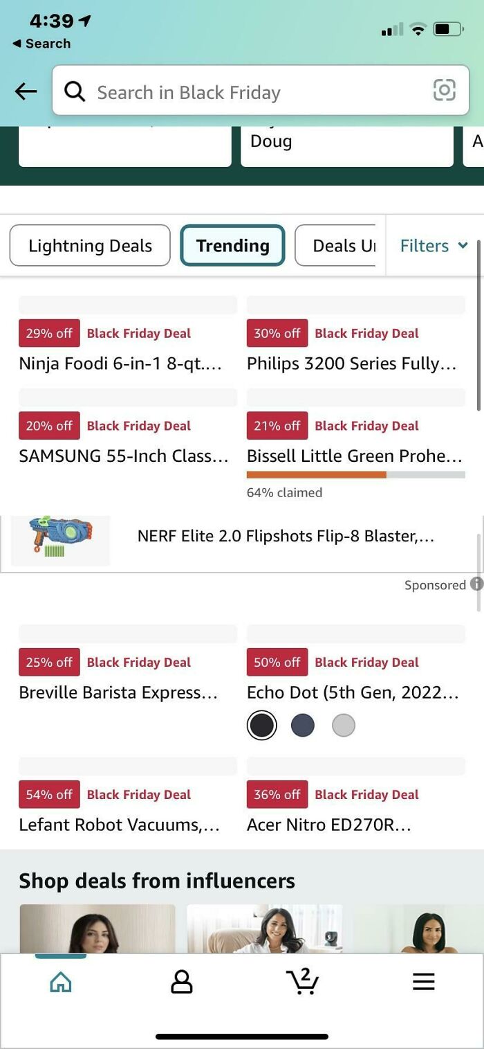 I Can’t See The Photos On Amazon’s Black Friday Section. Unless I Click On Each One Individually