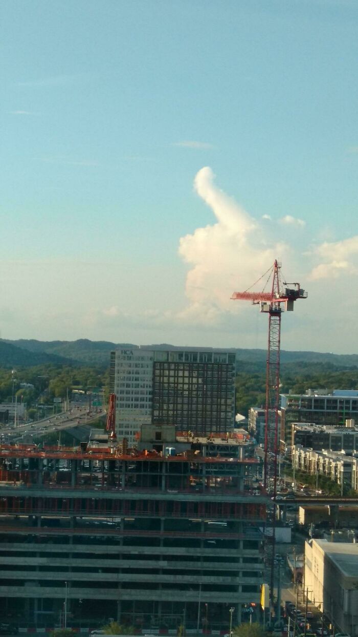 This Cloud That Looks Like A Thumbs Up