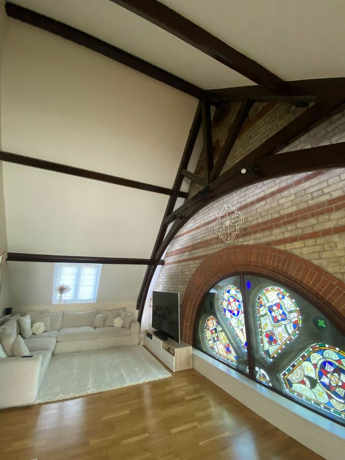 27/M UK First Apartment, My Living Room In A Chapel Conversion, Very Happy With It So Far